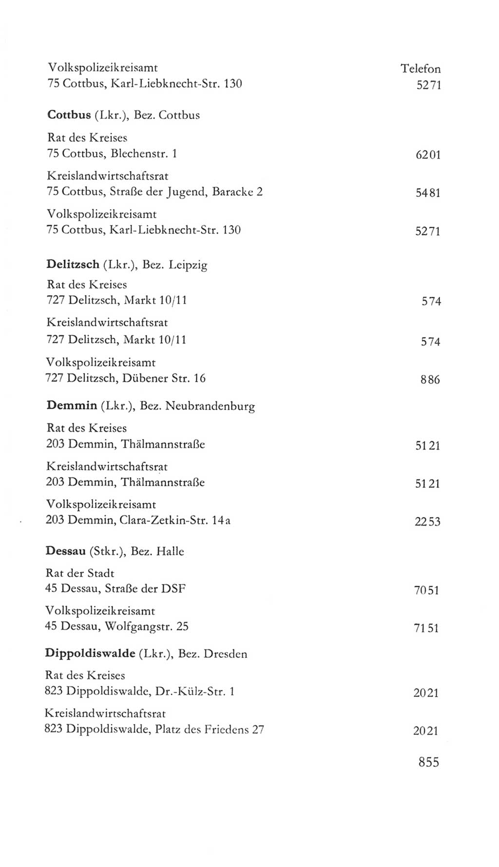 Volkskammer (VK) der Deutschen Demokratischen Republik (DDR) 5. Wahlperiode 1967-1971, Seite 855 (VK. DDR 5. WP. 1967-1971, S. 855)