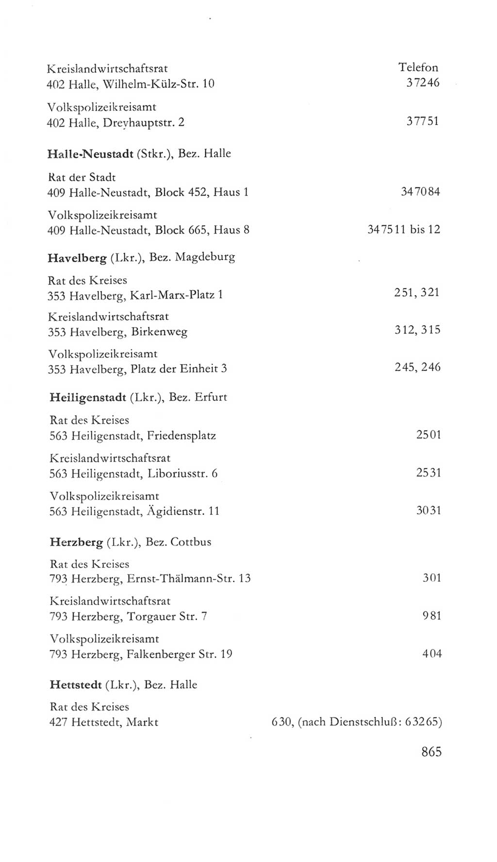 Volkskammer (VK) der Deutschen Demokratischen Republik (DDR) 5. Wahlperiode 1967-1971, Seite 865 (VK. DDR 5. WP. 1967-1971, S. 865)