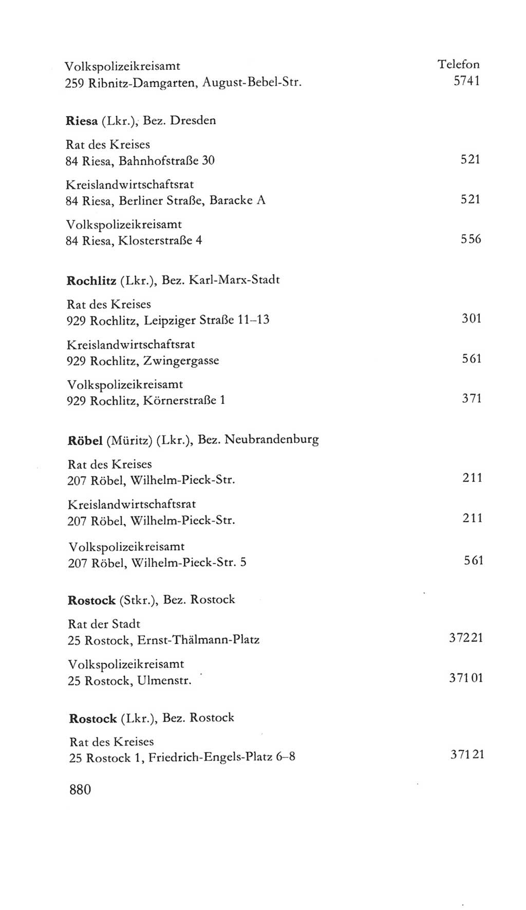 Volkskammer (VK) der Deutschen Demokratischen Republik (DDR) 5. Wahlperiode 1967-1971, Seite 880 (VK. DDR 5. WP. 1967-1971, S. 880)