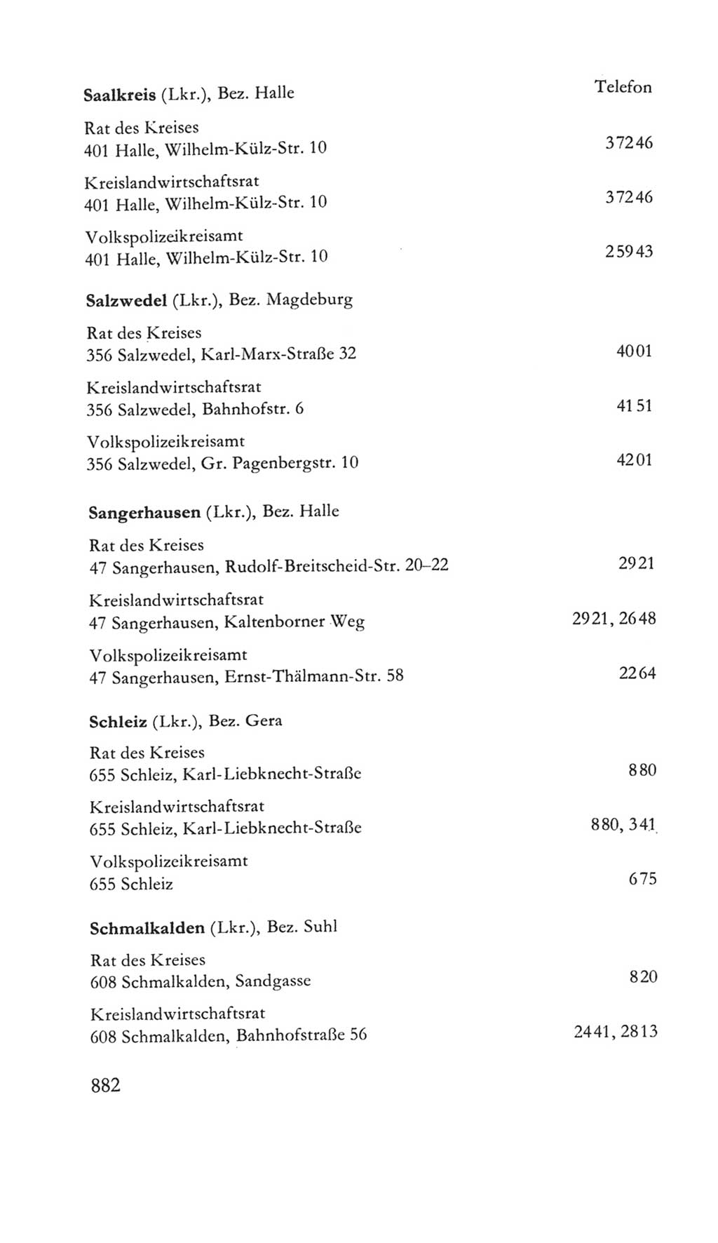 Volkskammer (VK) der Deutschen Demokratischen Republik (DDR) 5. Wahlperiode 1967-1971, Seite 882 (VK. DDR 5. WP. 1967-1971, S. 882)