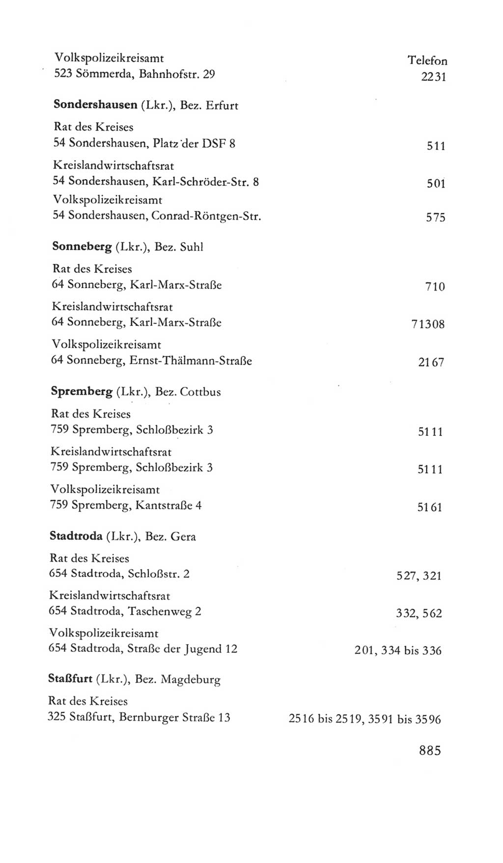 Volkskammer (VK) der Deutschen Demokratischen Republik (DDR) 5. Wahlperiode 1967-1971, Seite 885 (VK. DDR 5. WP. 1967-1971, S. 885)