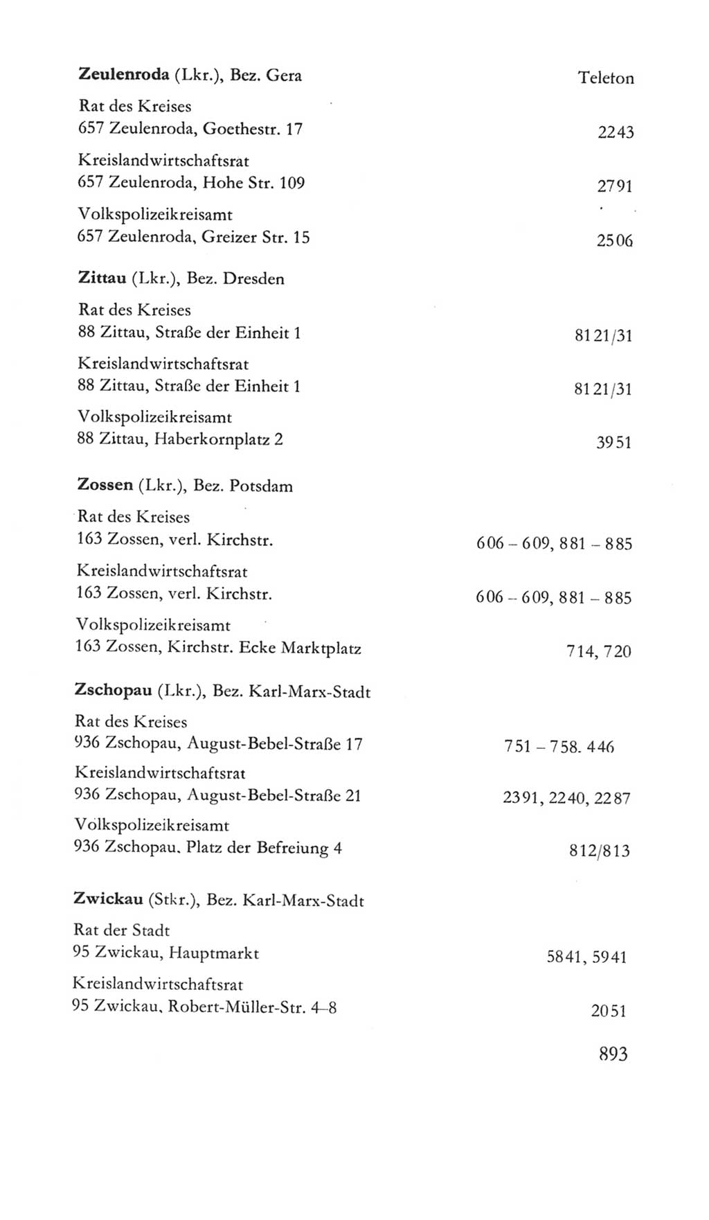 Volkskammer (VK) der Deutschen Demokratischen Republik (DDR) 5. Wahlperiode 1967-1971, Seite 893 (VK. DDR 5. WP. 1967-1971, S. 893)