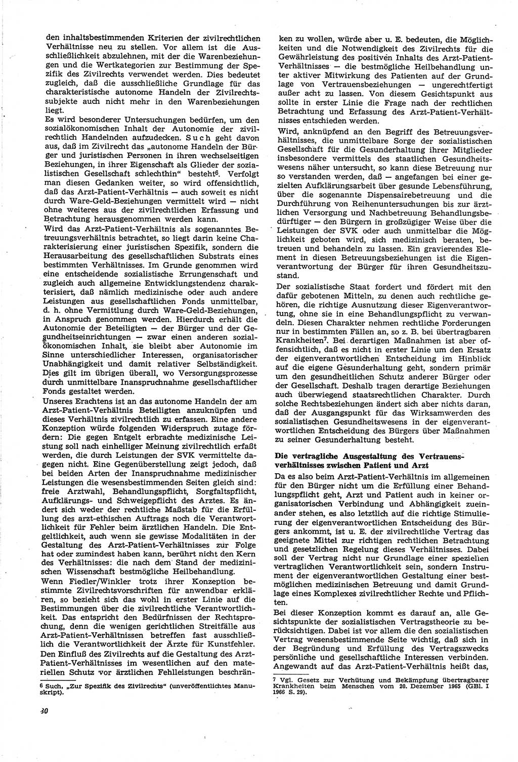 Neue Justiz (NJ), Zeitschrift für Recht und Rechtswissenschaft [Deutsche Demokratische Republik (DDR)], 21. Jahrgang 1967, Seite 80 (NJ DDR 1967, S. 80)
