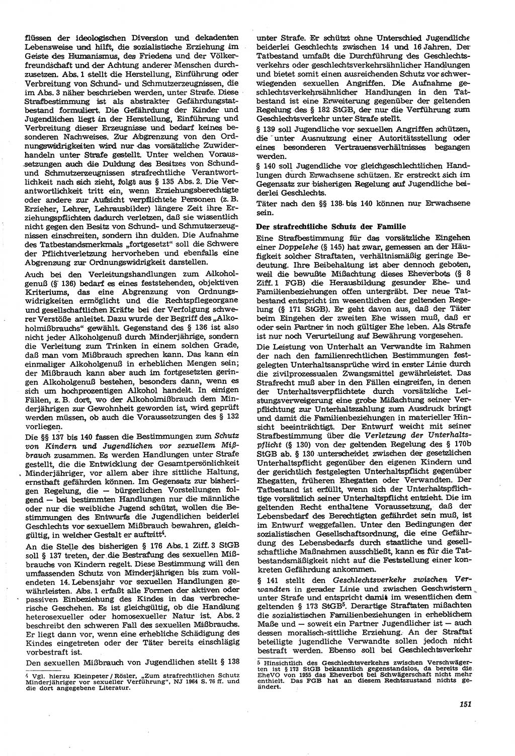 Neue Justiz (NJ), Zeitschrift für Recht und Rechtswissenschaft [Deutsche Demokratische Republik (DDR)], 21. Jahrgang 1967, Seite 151 (NJ DDR 1967, S. 151)