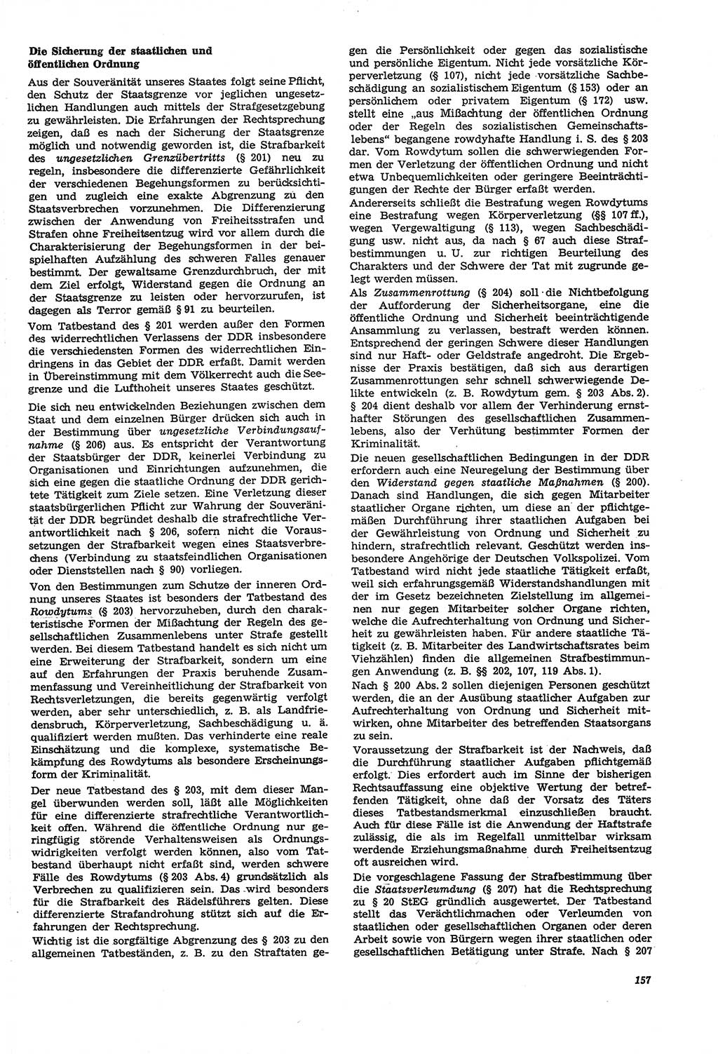 Neue Justiz (NJ), Zeitschrift für Recht und Rechtswissenschaft [Deutsche Demokratische Republik (DDR)], 21. Jahrgang 1967, Seite 157 (NJ DDR 1967, S. 157)
