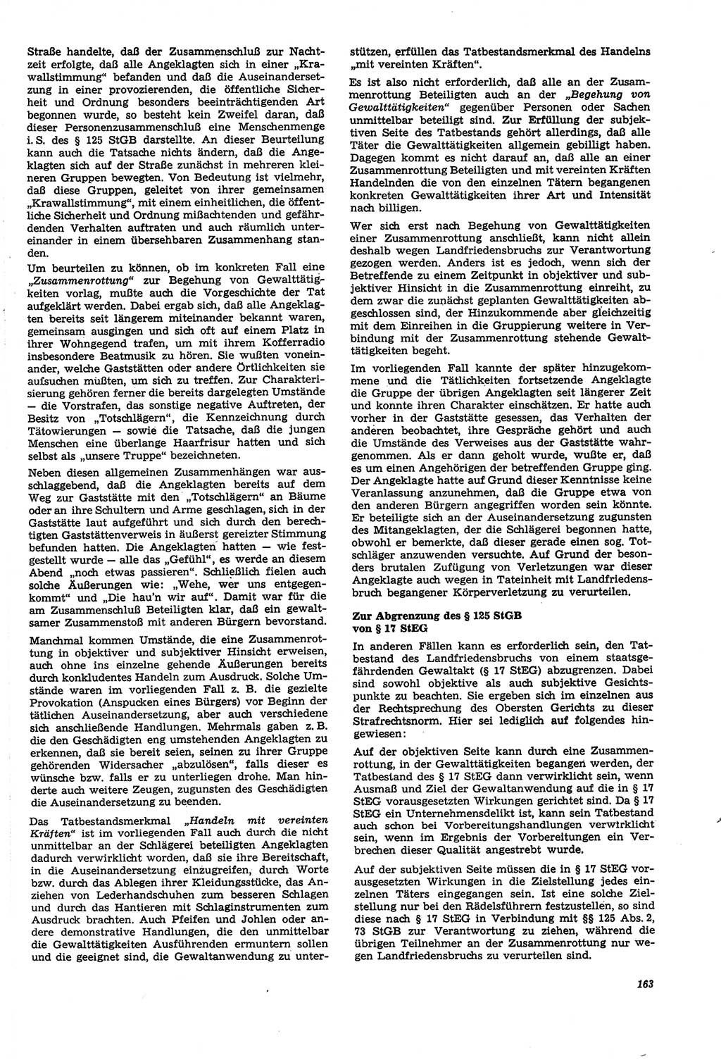 Neue Justiz (NJ), Zeitschrift für Recht und Rechtswissenschaft [Deutsche Demokratische Republik (DDR)], 21. Jahrgang 1967, Seite 163 (NJ DDR 1967, S. 163)