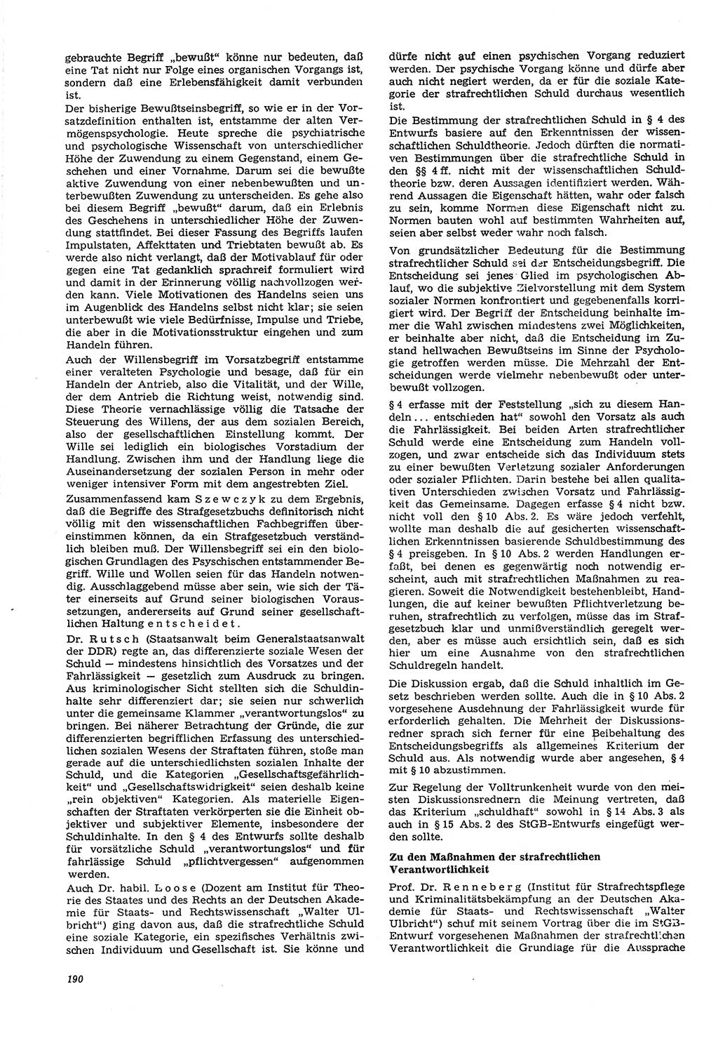 Neue Justiz (NJ), Zeitschrift für Recht und Rechtswissenschaft [Deutsche Demokratische Republik (DDR)], 21. Jahrgang 1967, Seite 190 (NJ DDR 1967, S. 190)
