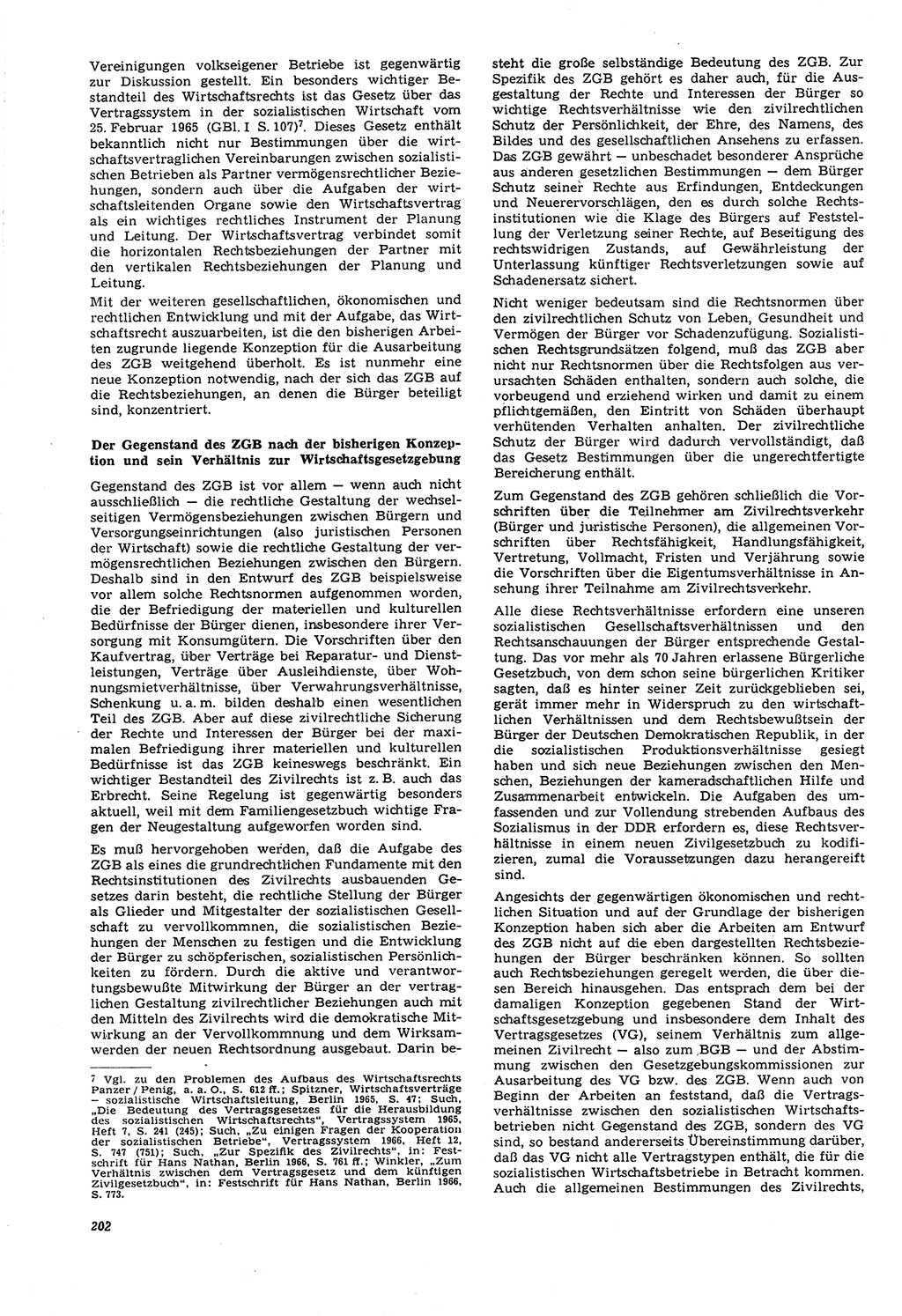 Neue Justiz (NJ), Zeitschrift für Recht und Rechtswissenschaft [Deutsche Demokratische Republik (DDR)], 21. Jahrgang 1967, Seite 202 (NJ DDR 1967, S. 202)