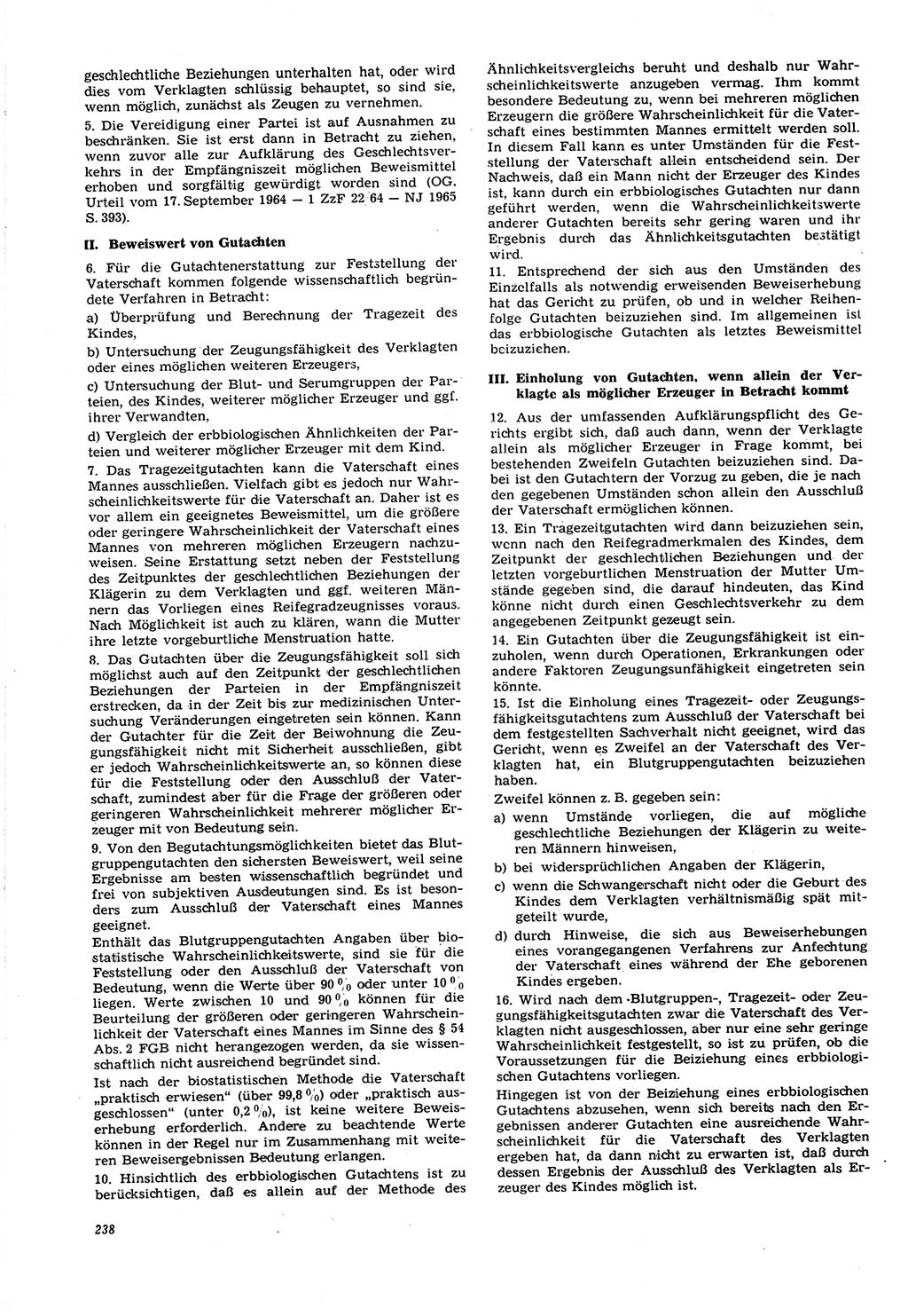 Neue Justiz (NJ), Zeitschrift für Recht und Rechtswissenschaft [Deutsche Demokratische Republik (DDR)], 21. Jahrgang 1967, Seite 238 (NJ DDR 1967, S. 238)