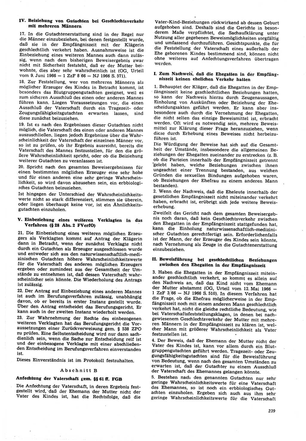 Neue Justiz (NJ), Zeitschrift für Recht und Rechtswissenschaft [Deutsche Demokratische Republik (DDR)], 21. Jahrgang 1967, Seite 239 (NJ DDR 1967, S. 239)