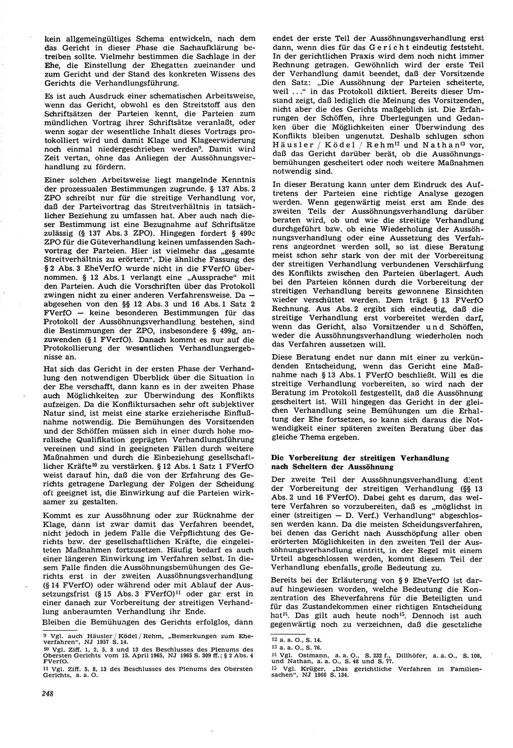 Neue Justiz (NJ), Zeitschrift für Recht und Rechtswissenschaft [Deutsche Demokratische Republik (DDR)], 21. Jahrgang 1967, Seite 248 (NJ DDR 1967, S. 248)