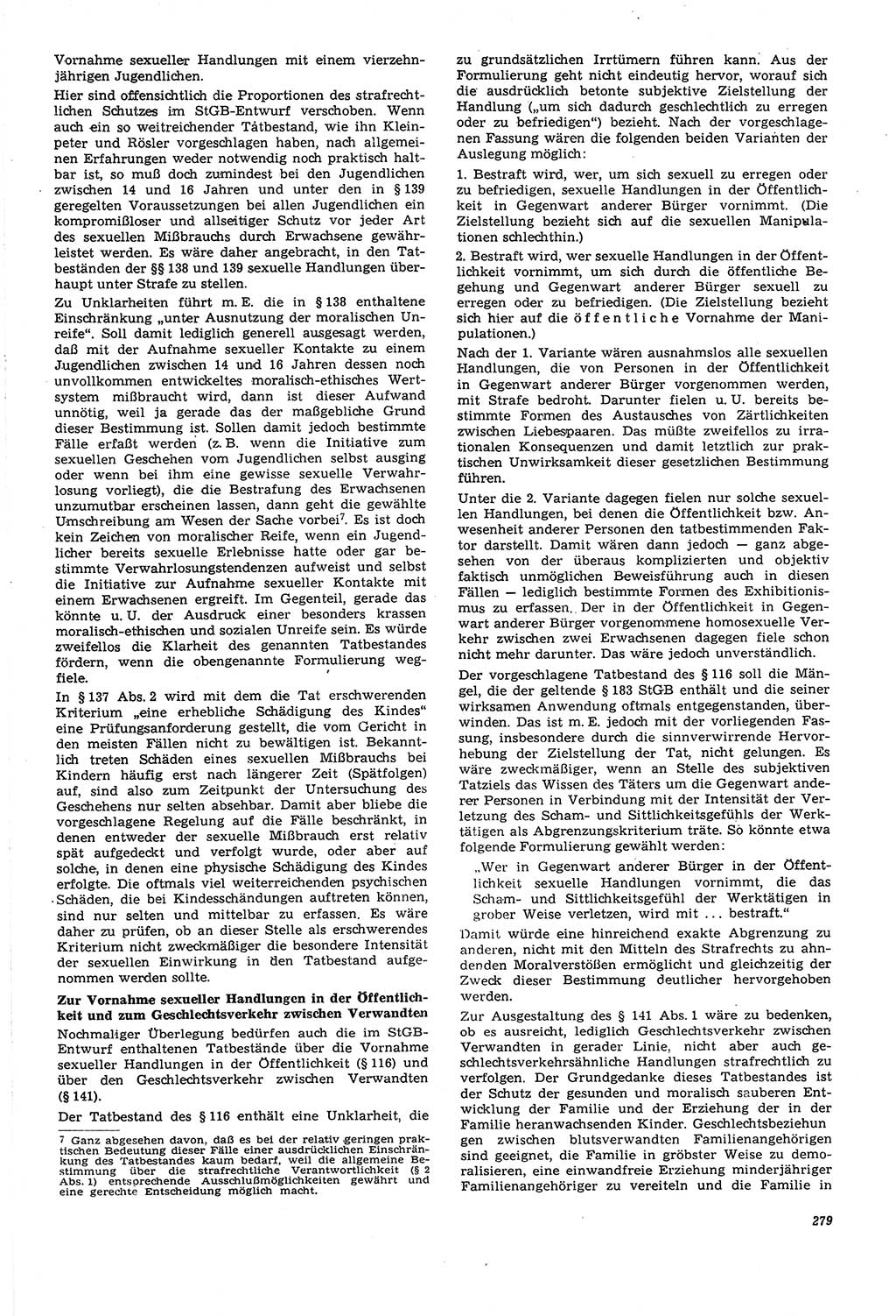 Neue Justiz (NJ), Zeitschrift für Recht und Rechtswissenschaft [Deutsche Demokratische Republik (DDR)], 21. Jahrgang 1967, Seite 279 (NJ DDR 1967, S. 279)