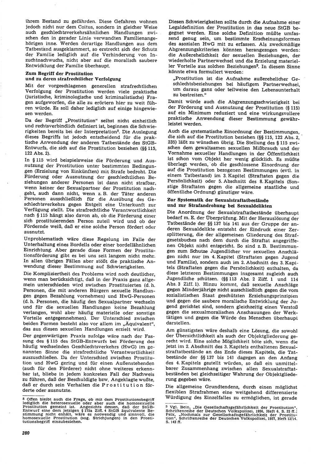 Neue Justiz (NJ), Zeitschrift für Recht und Rechtswissenschaft [Deutsche Demokratische Republik (DDR)], 21. Jahrgang 1967, Seite 280 (NJ DDR 1967, S. 280)