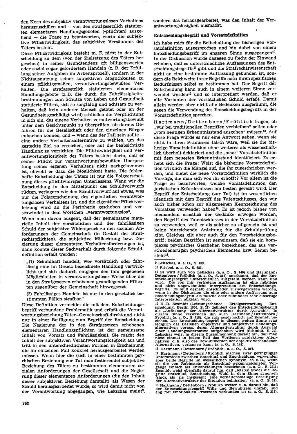 Neue Justiz (NJ), Zeitschrift für Recht und Rechtswissenschaft [Deutsche Demokratische Republik (DDR)], 21. Jahrgang 1967, Seite 342 (NJ DDR 1967, S. 342)