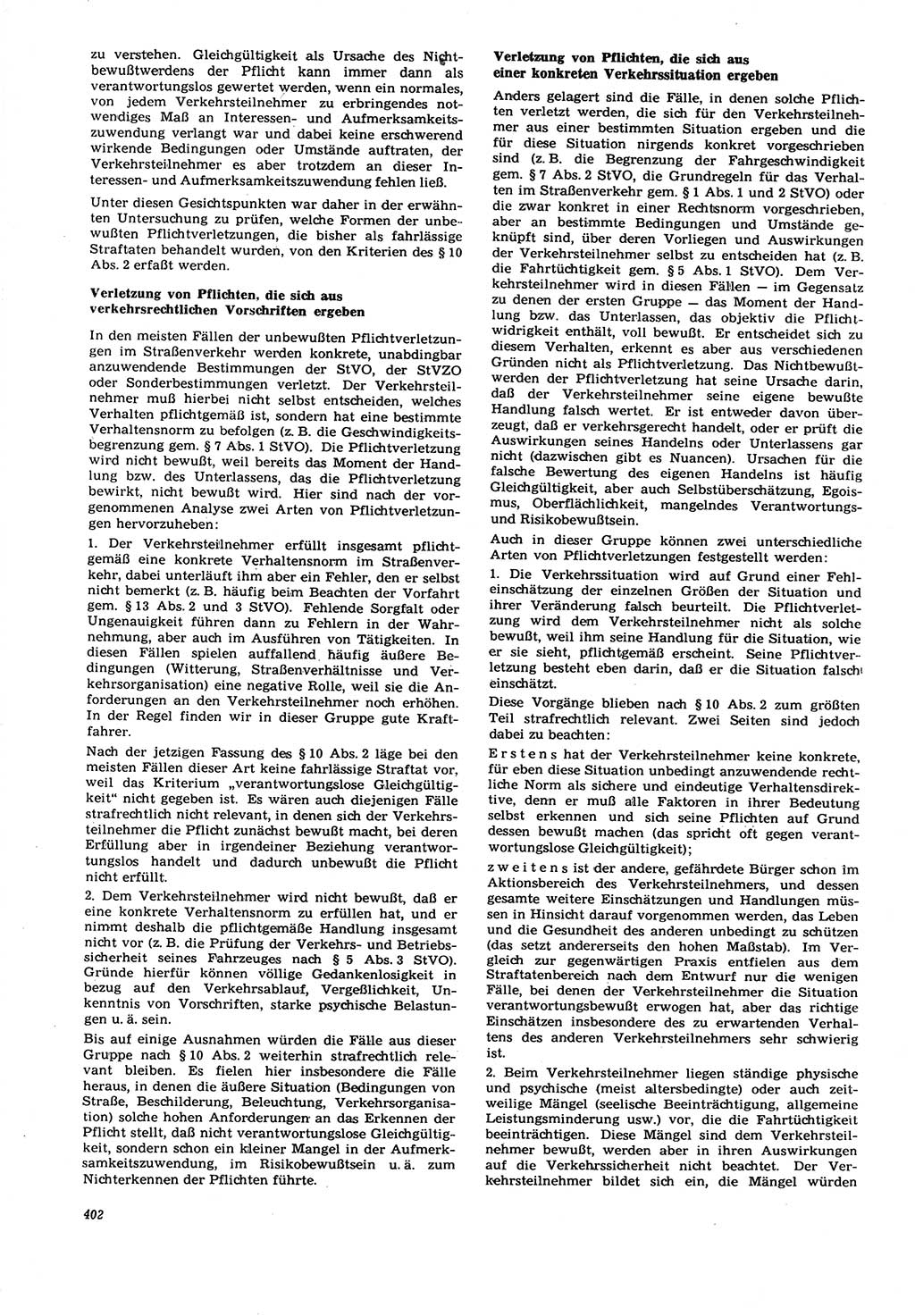 Neue Justiz (NJ), Zeitschrift für Recht und Rechtswissenschaft [Deutsche Demokratische Republik (DDR)], 21. Jahrgang 1967, Seite 402 (NJ DDR 1967, S. 402)