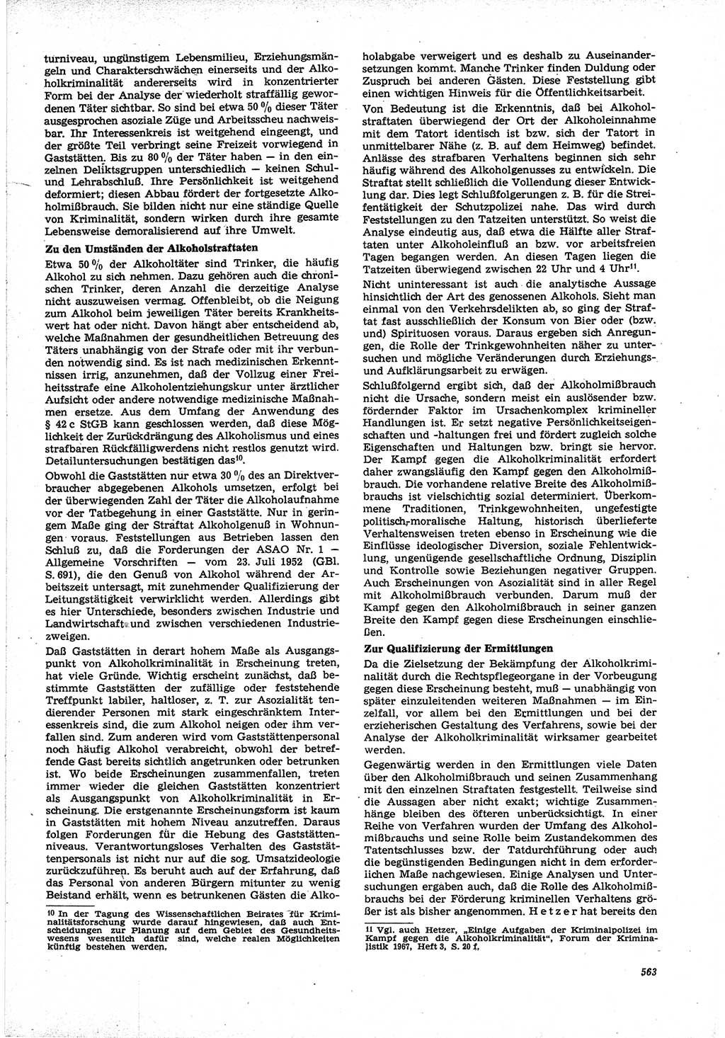 Neue Justiz (NJ), Zeitschrift für Recht und Rechtswissenschaft [Deutsche Demokratische Republik (DDR)], 21. Jahrgang 1967, Seite 563 (NJ DDR 1967, S. 563)