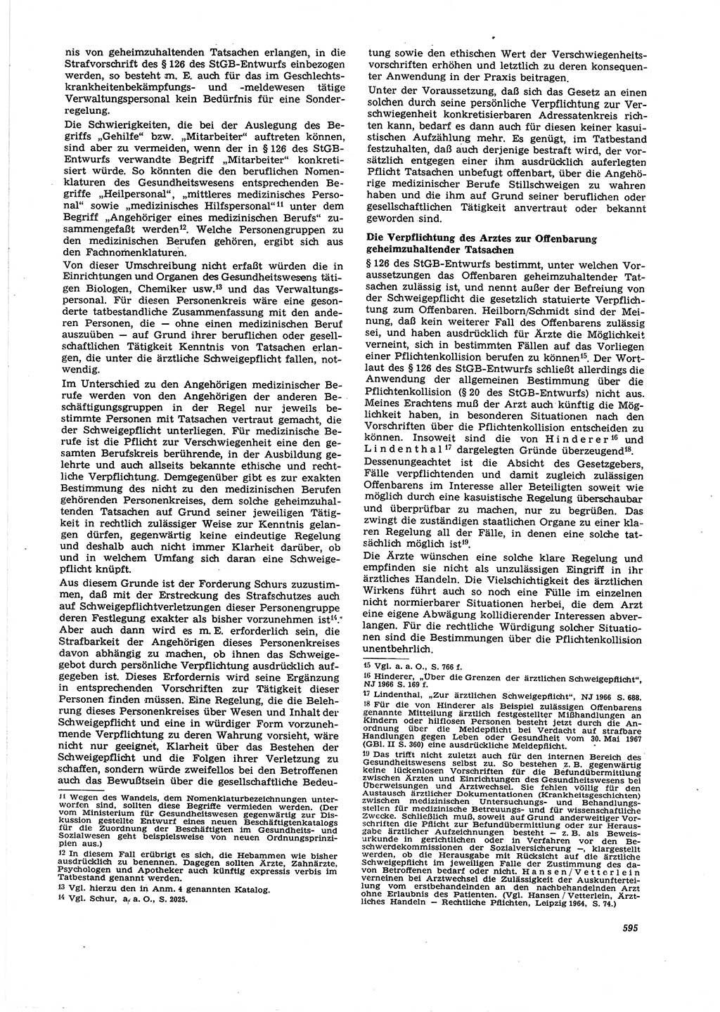 Neue Justiz (NJ), Zeitschrift für Recht und Rechtswissenschaft [Deutsche Demokratische Republik (DDR)], 21. Jahrgang 1967, Seite 595 (NJ DDR 1967, S. 595)