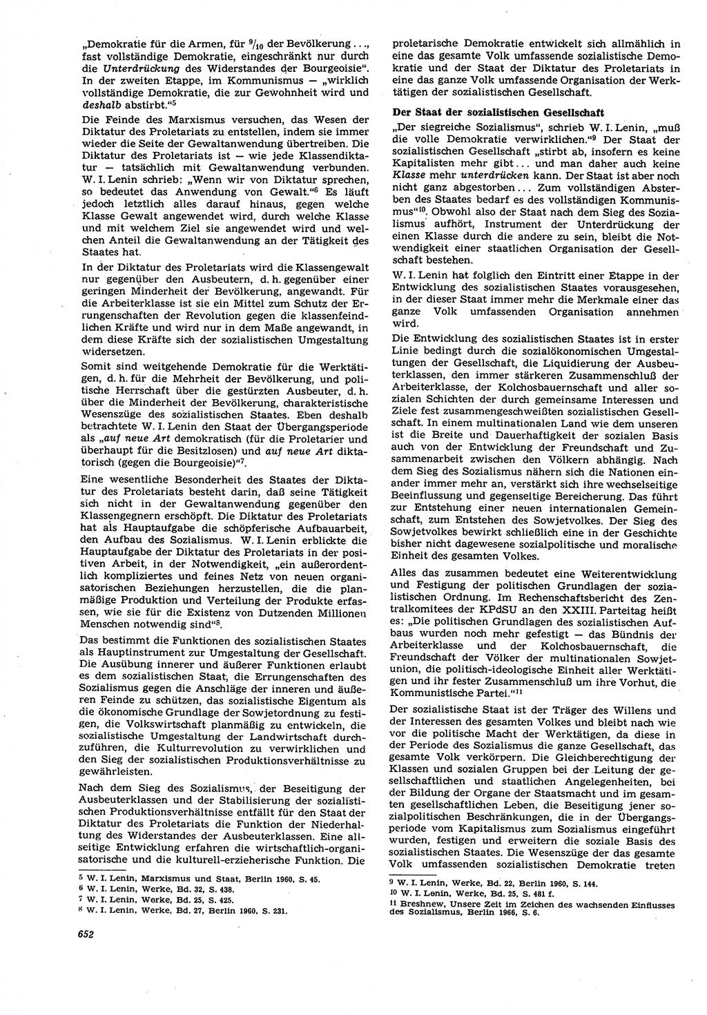 Neue Justiz (NJ), Zeitschrift für Recht und Rechtswissenschaft [Deutsche Demokratische Republik (DDR)], 21. Jahrgang 1967, Seite 652 (NJ DDR 1967, S. 652)