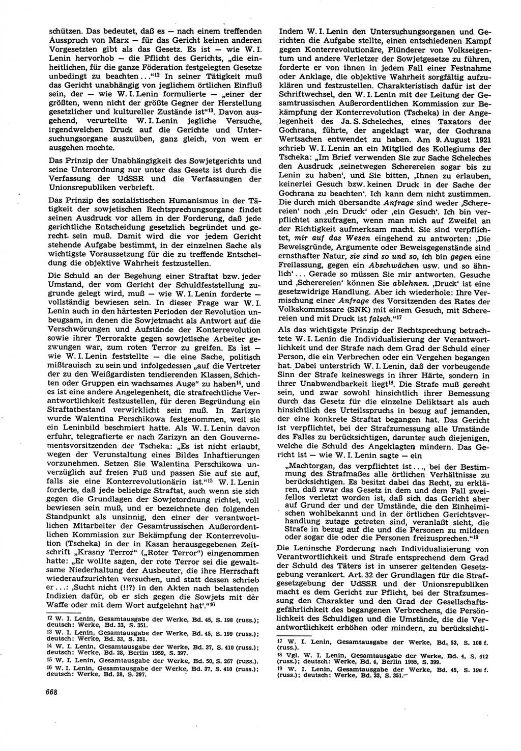 Neue Justiz (NJ), Zeitschrift für Recht und Rechtswissenschaft [Deutsche Demokratische Republik (DDR)], 21. Jahrgang 1967, Seite 668 (NJ DDR 1967, S. 668)
