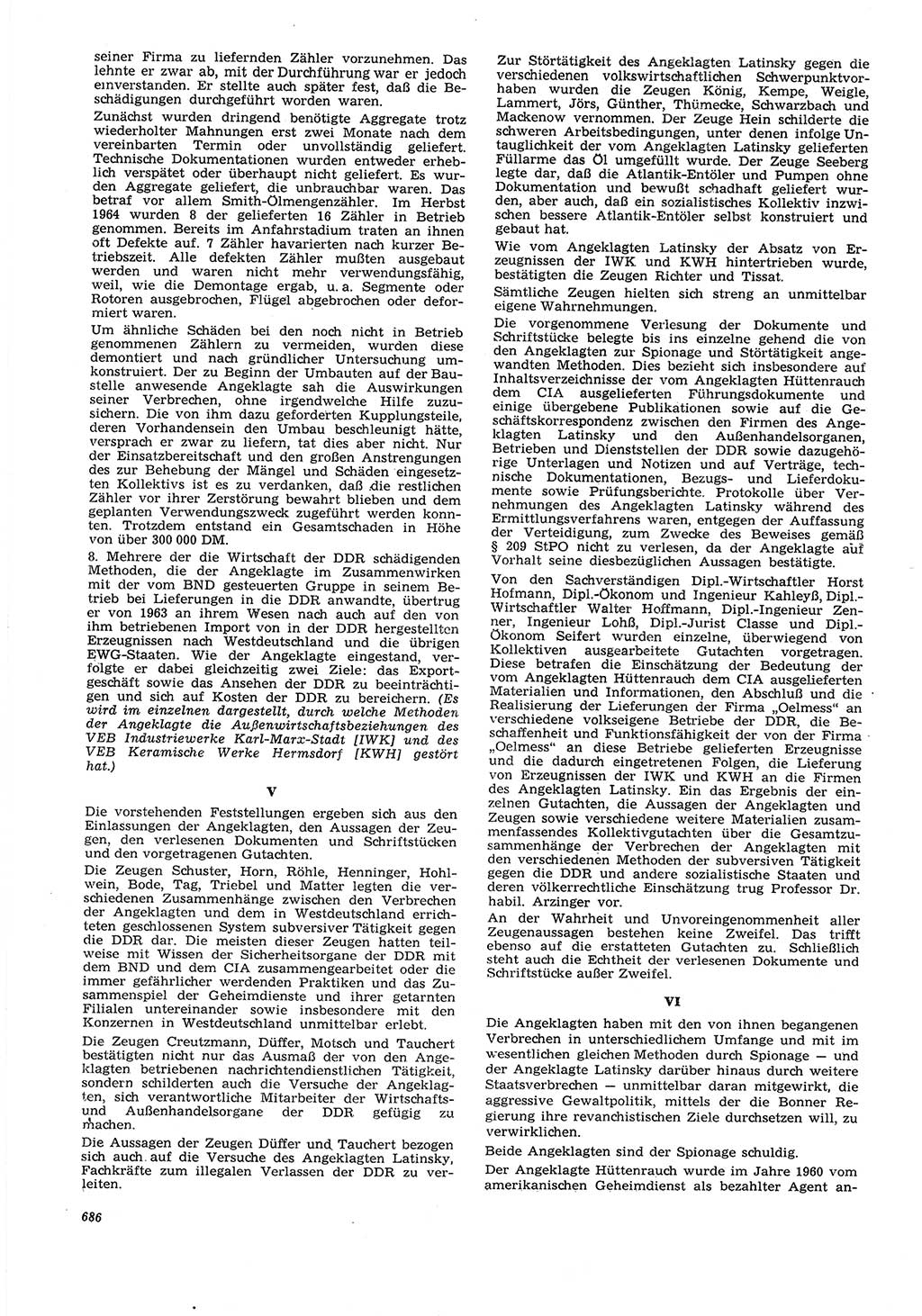 Neue Justiz (NJ), Zeitschrift für Recht und Rechtswissenschaft [Deutsche Demokratische Republik (DDR)], 21. Jahrgang 1967, Seite 686 (NJ DDR 1967, S. 686)