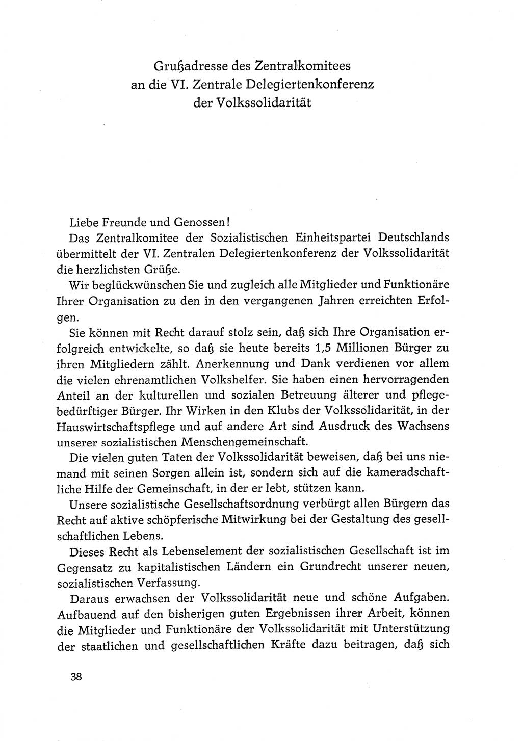 Dokumente der Sozialistischen Einheitspartei Deutschlands (SED) [Deutsche Demokratische Republik (DDR)] 1968-1969, Seite 38 (Dok. SED DDR 1968-1969, S. 38)