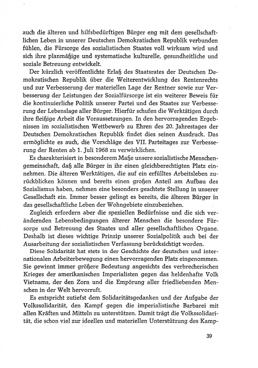 Dokumente der Sozialistischen Einheitspartei Deutschlands (SED) [Deutsche Demokratische Republik (DDR)] 1968-1969, Seite 39 (Dok. SED DDR 1968-1969, S. 39)