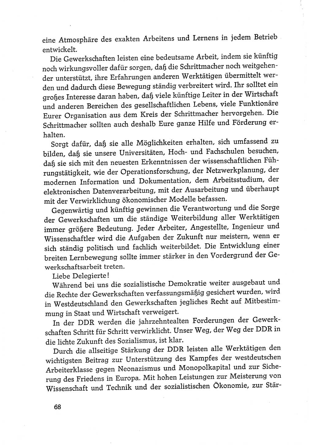 Dokumente der Sozialistischen Einheitspartei Deutschlands (SED) [Deutsche Demokratische Republik (DDR)] 1968-1969, Seite 68 (Dok. SED DDR 1968-1969, S. 68)