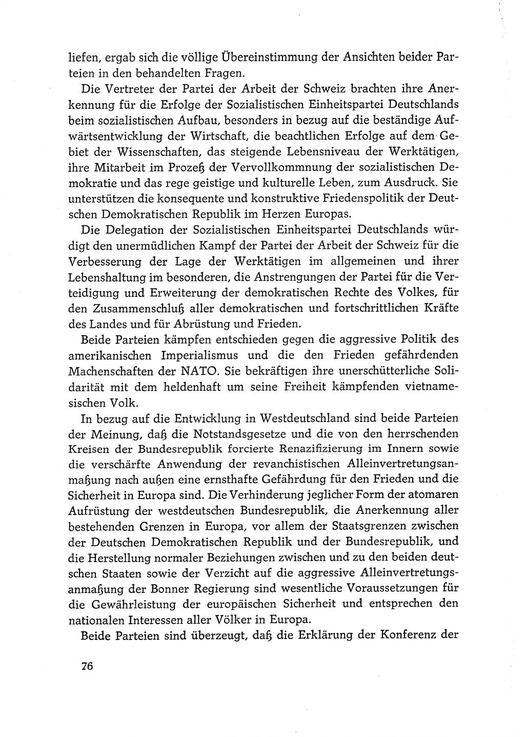 Dokumente der Sozialistischen Einheitspartei Deutschlands (SED) [Deutsche Demokratische Republik (DDR)] 1968-1969, Seite 76 (Dok. SED DDR 1968-1969, S. 76)