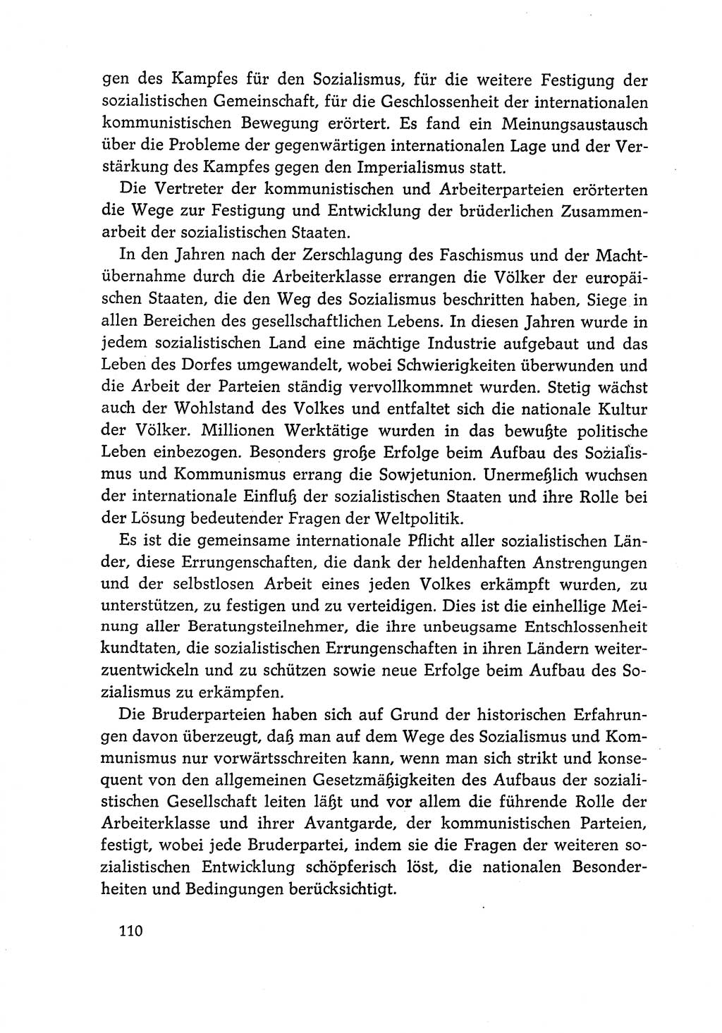 Dokumente der Sozialistischen Einheitspartei Deutschlands (SED) [Deutsche Demokratische Republik (DDR)] 1968-1969, Seite 110 (Dok. SED DDR 1968-1969, S. 110)