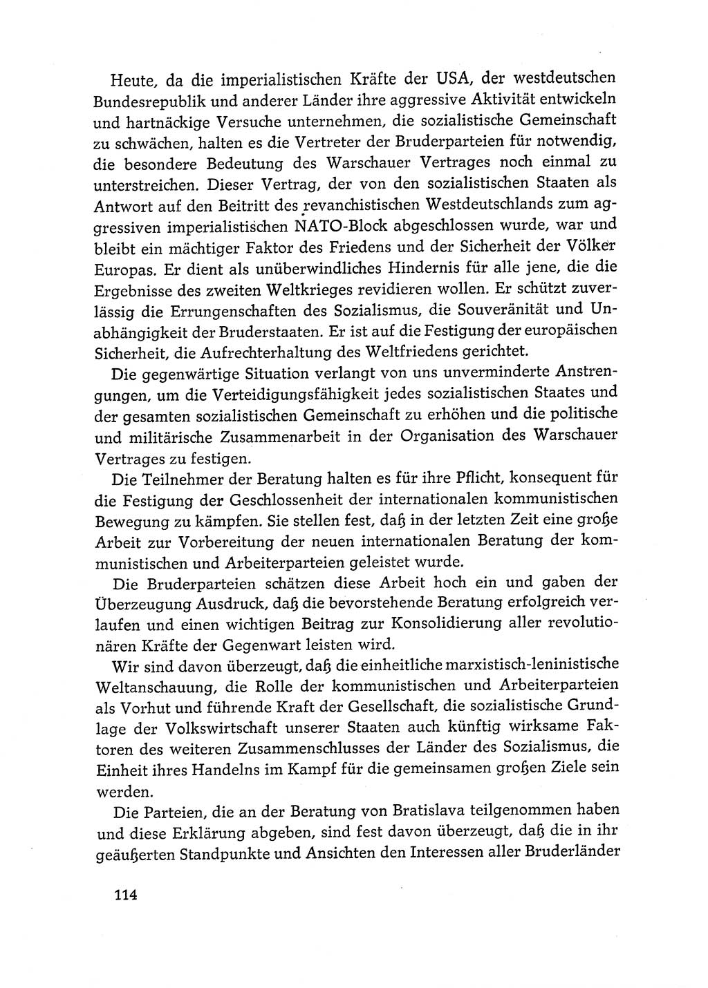 Dokumente der Sozialistischen Einheitspartei Deutschlands (SED) [Deutsche Demokratische Republik (DDR)] 1968-1969, Seite 114 (Dok. SED DDR 1968-1969, S. 114)