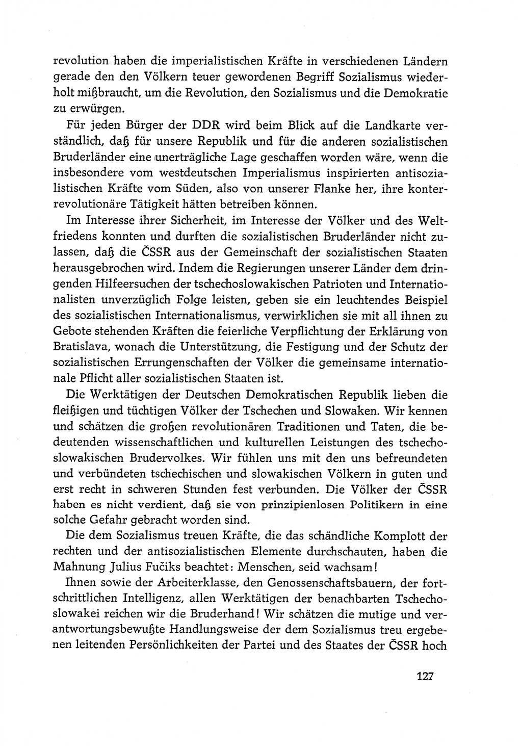 Dokumente der Sozialistischen Einheitspartei Deutschlands (SED) [Deutsche Demokratische Republik (DDR)] 1968-1969, Seite 127 (Dok. SED DDR 1968-1969, S. 127)