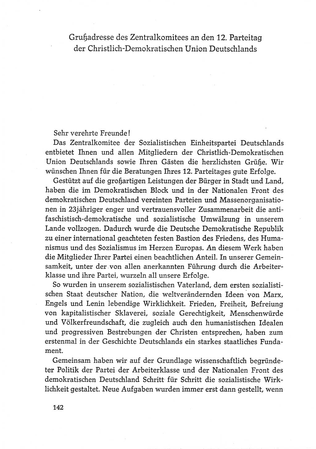 Dokumente der Sozialistischen Einheitspartei Deutschlands (SED) [Deutsche Demokratische Republik (DDR)] 1968-1969, Seite 142 (Dok. SED DDR 1968-1969, S. 142)