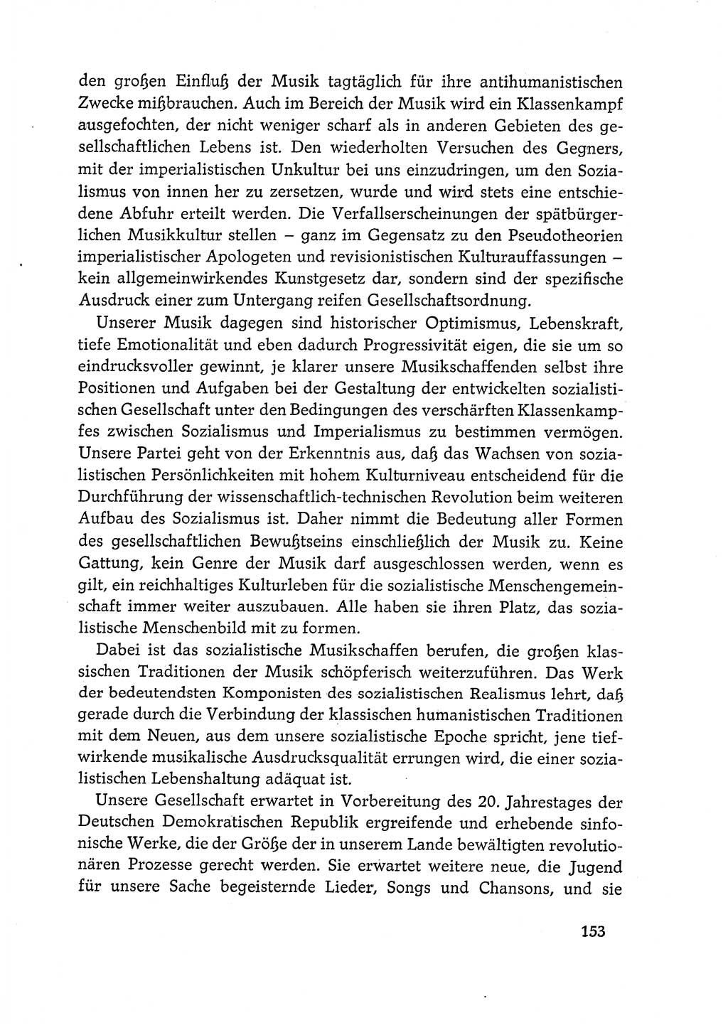 Dokumente der Sozialistischen Einheitspartei Deutschlands (SED) [Deutsche Demokratische Republik (DDR)] 1968-1969, Seite 153 (Dok. SED DDR 1968-1969, S. 153)