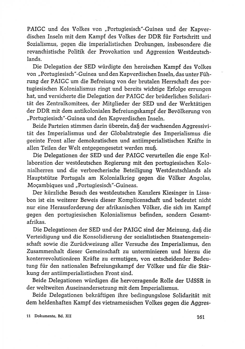 Dokumente der Sozialistischen Einheitspartei Deutschlands (SED) [Deutsche Demokratische Republik (DDR)] 1968-1969, Seite 161 (Dok. SED DDR 1968-1969, S. 161)