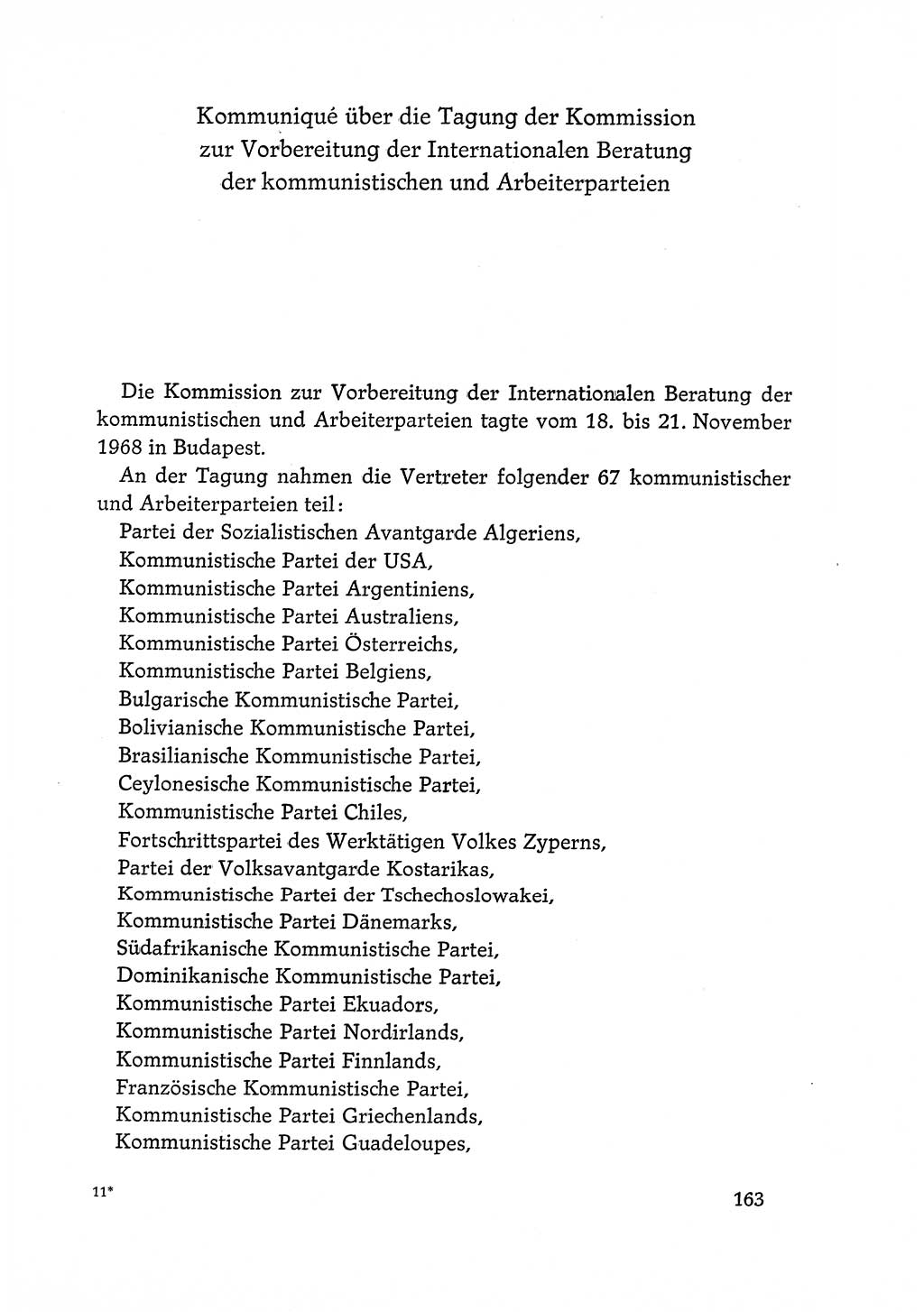 Dokumente der Sozialistischen Einheitspartei Deutschlands (SED) [Deutsche Demokratische Republik (DDR)] 1968-1969, Seite 163 (Dok. SED DDR 1968-1969, S. 163)