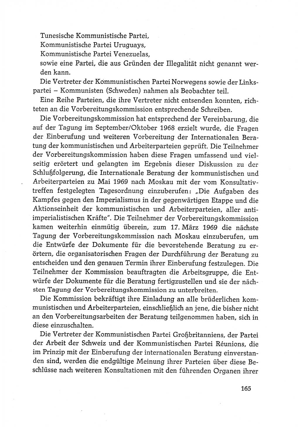 Dokumente der Sozialistischen Einheitspartei Deutschlands (SED) [Deutsche Demokratische Republik (DDR)] 1968-1969, Seite 165 (Dok. SED DDR 1968-1969, S. 165)