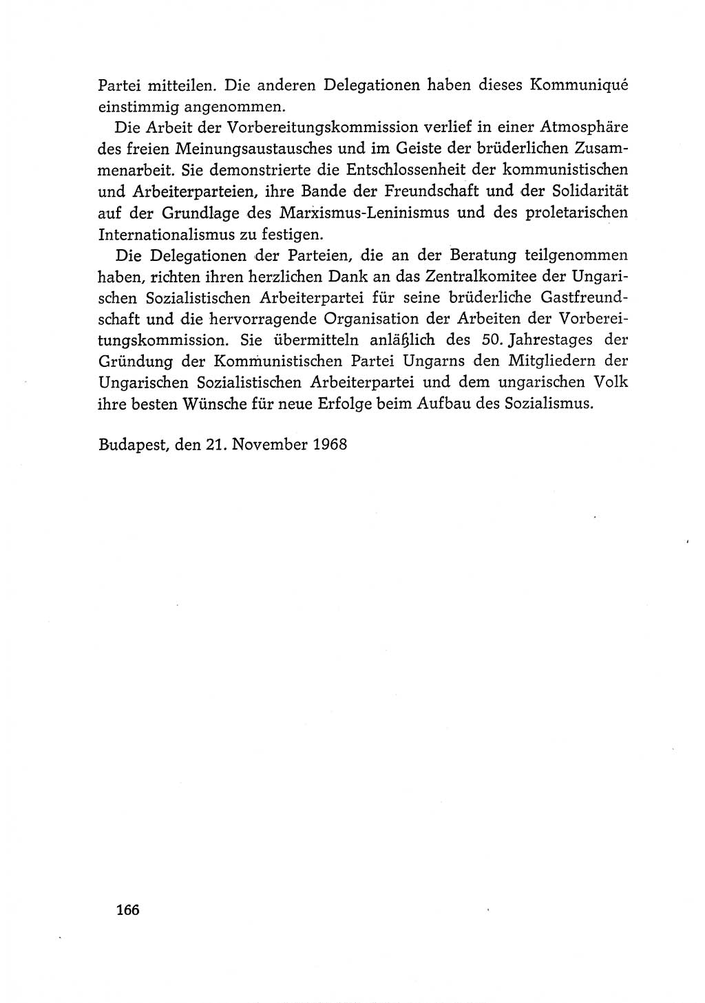 Dokumente der Sozialistischen Einheitspartei Deutschlands (SED) [Deutsche Demokratische Republik (DDR)] 1968-1969, Seite 166 (Dok. SED DDR 1968-1969, S. 166)