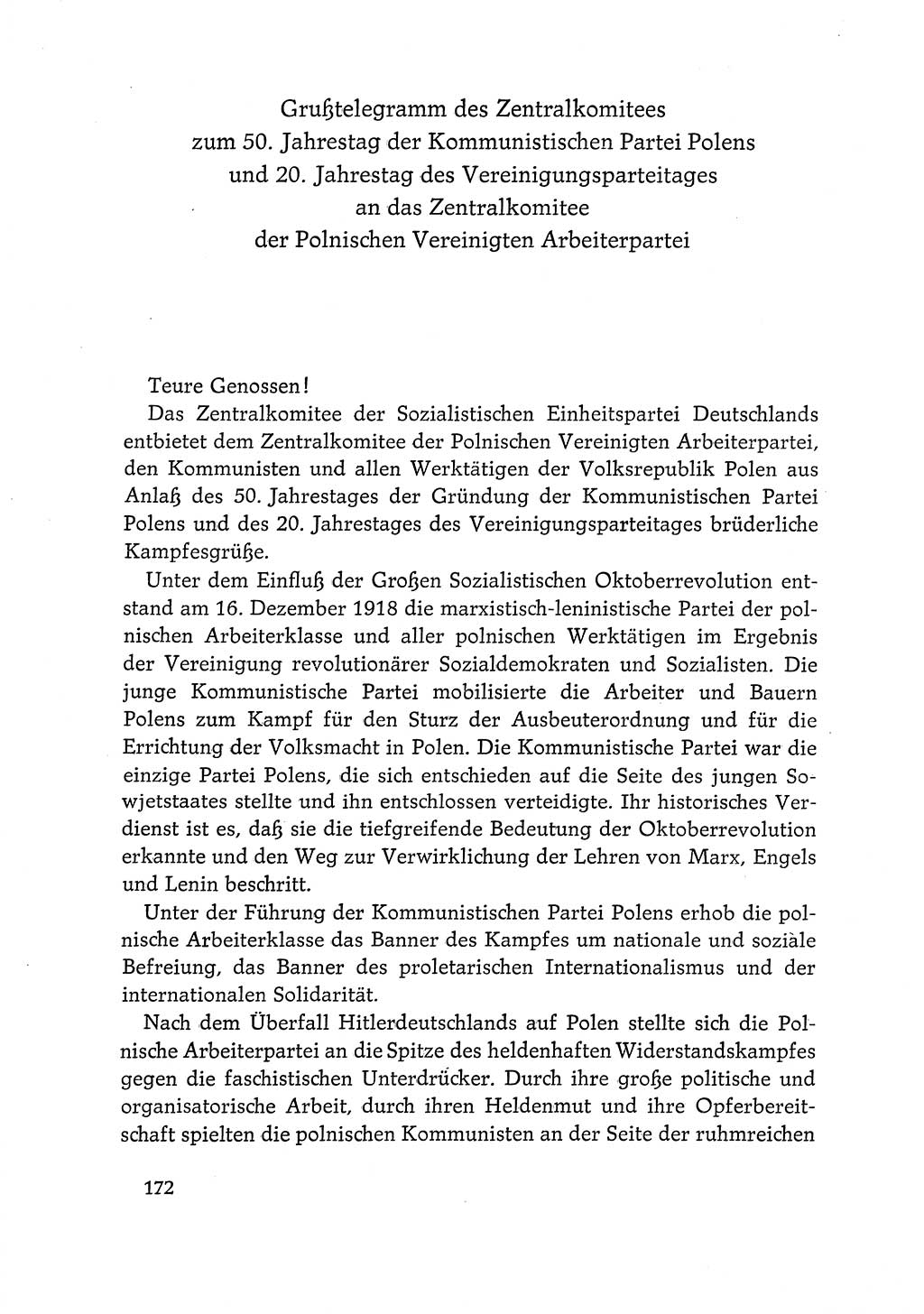 Dokumente der Sozialistischen Einheitspartei Deutschlands (SED) [Deutsche Demokratische Republik (DDR)] 1968-1969, Seite 172 (Dok. SED DDR 1968-1969, S. 172)