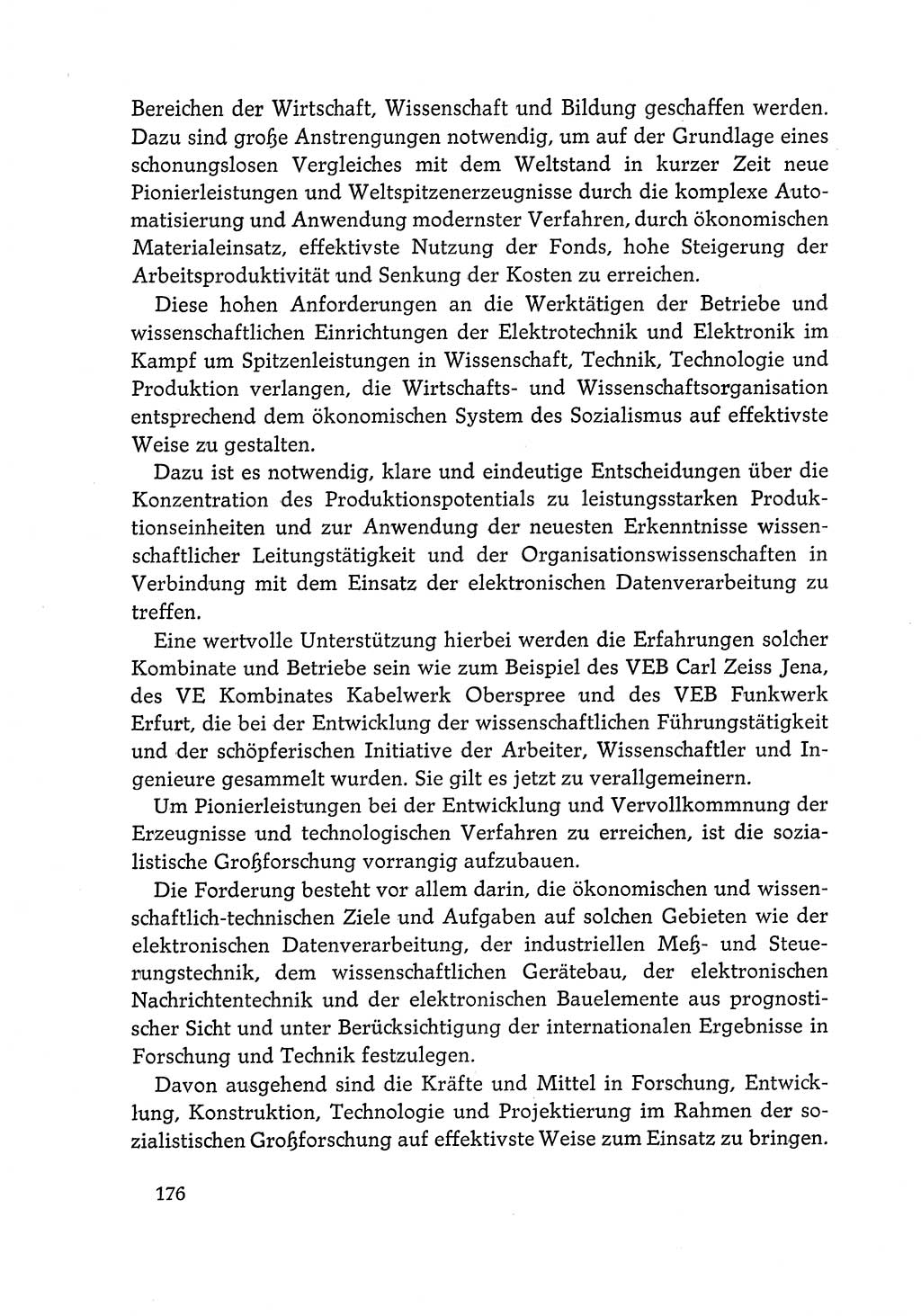 Dokumente der Sozialistischen Einheitspartei Deutschlands (SED) [Deutsche Demokratische Republik (DDR)] 1968-1969, Seite 176 (Dok. SED DDR 1968-1969, S. 176)