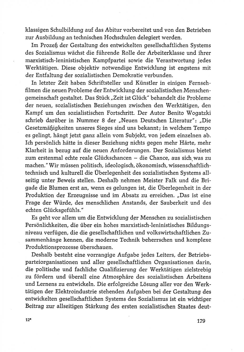 Dokumente der Sozialistischen Einheitspartei Deutschlands (SED) [Deutsche Demokratische Republik (DDR)] 1968-1969, Seite 179 (Dok. SED DDR 1968-1969, S. 179)