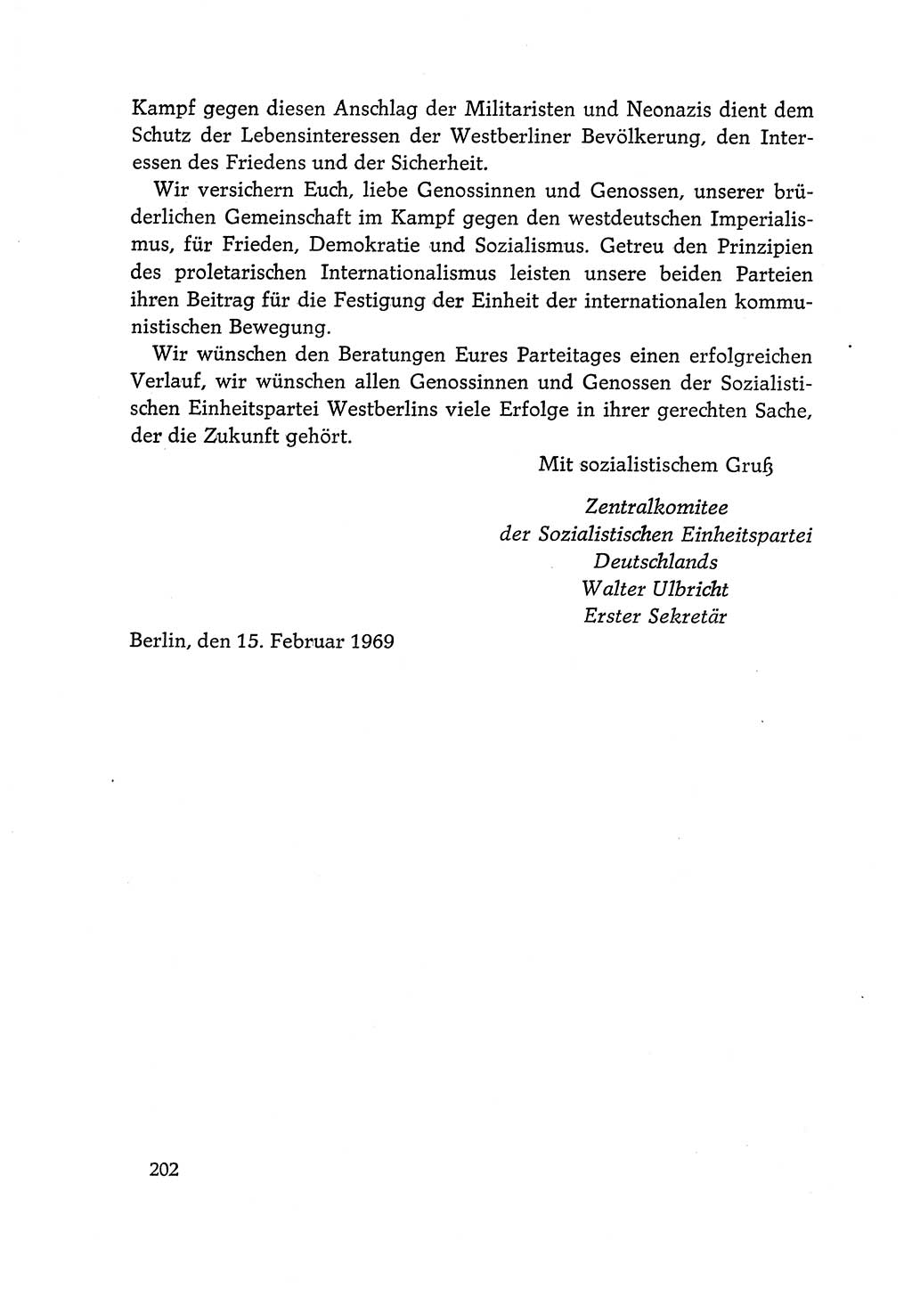 Dokumente der Sozialistischen Einheitspartei Deutschlands (SED) [Deutsche Demokratische Republik (DDR)] 1968-1969, Seite 202 (Dok. SED DDR 1968-1969, S. 202)