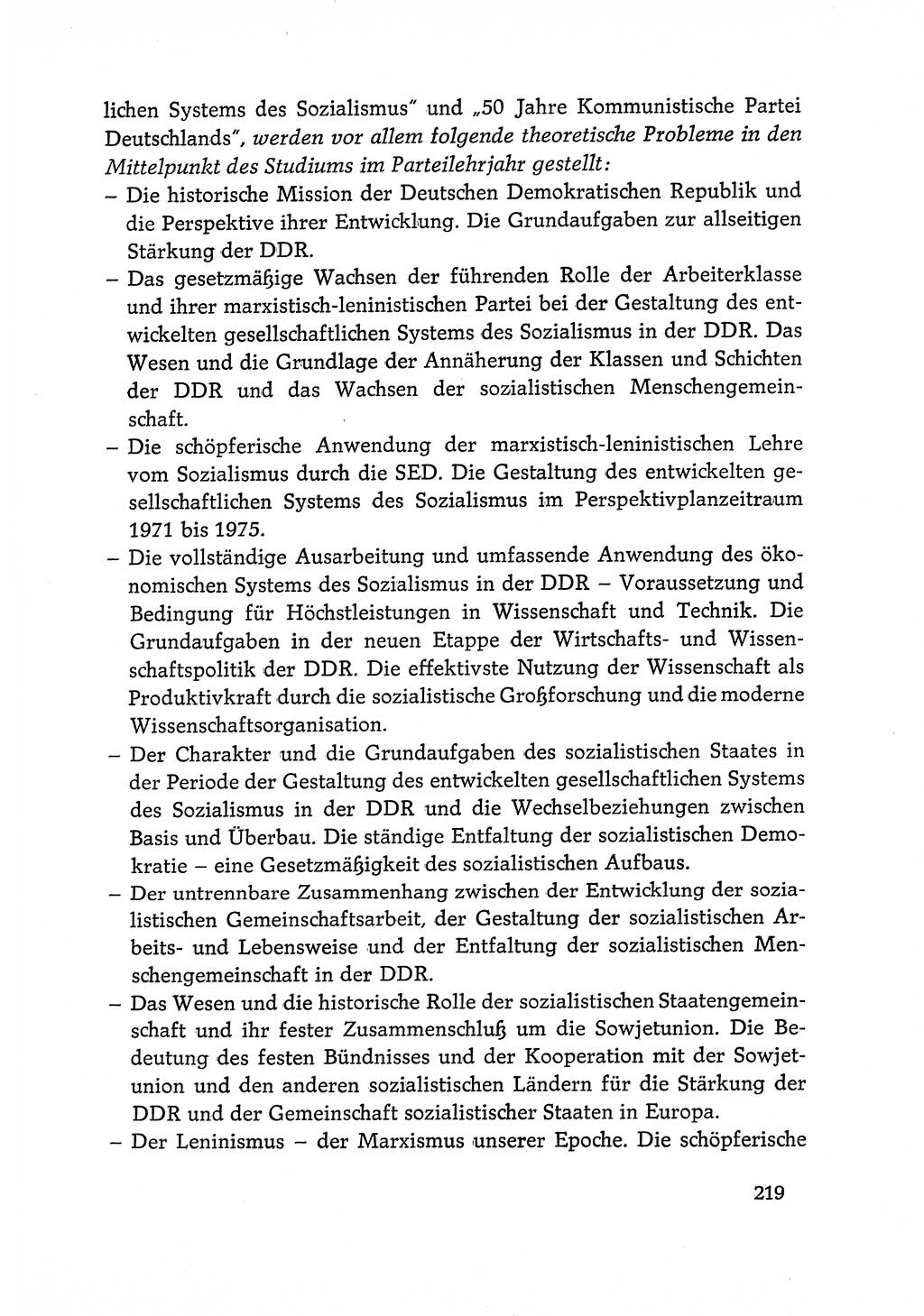 Dokumente der Sozialistischen Einheitspartei Deutschlands (SED) [Deutsche Demokratische Republik (DDR)] 1968-1969, Seite 219 (Dok. SED DDR 1968-1969, S. 219)