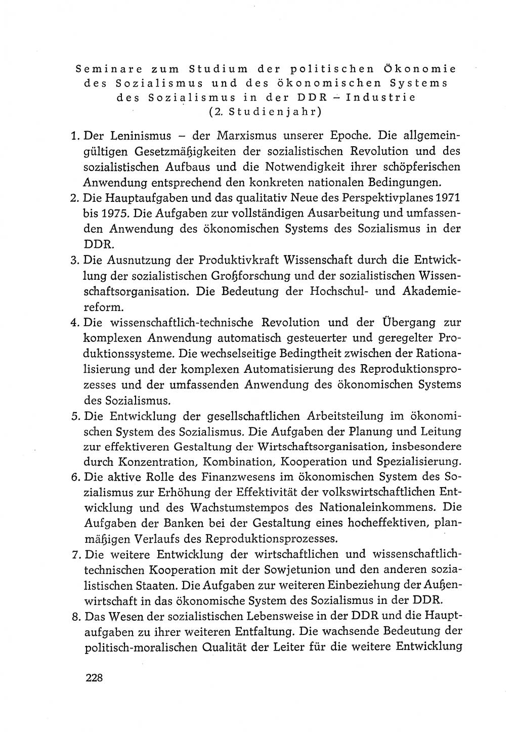 Dokumente der Sozialistischen Einheitspartei Deutschlands (SED) [Deutsche Demokratische Republik (DDR)] 1968-1969, Seite 228 (Dok. SED DDR 1968-1969, S. 228)