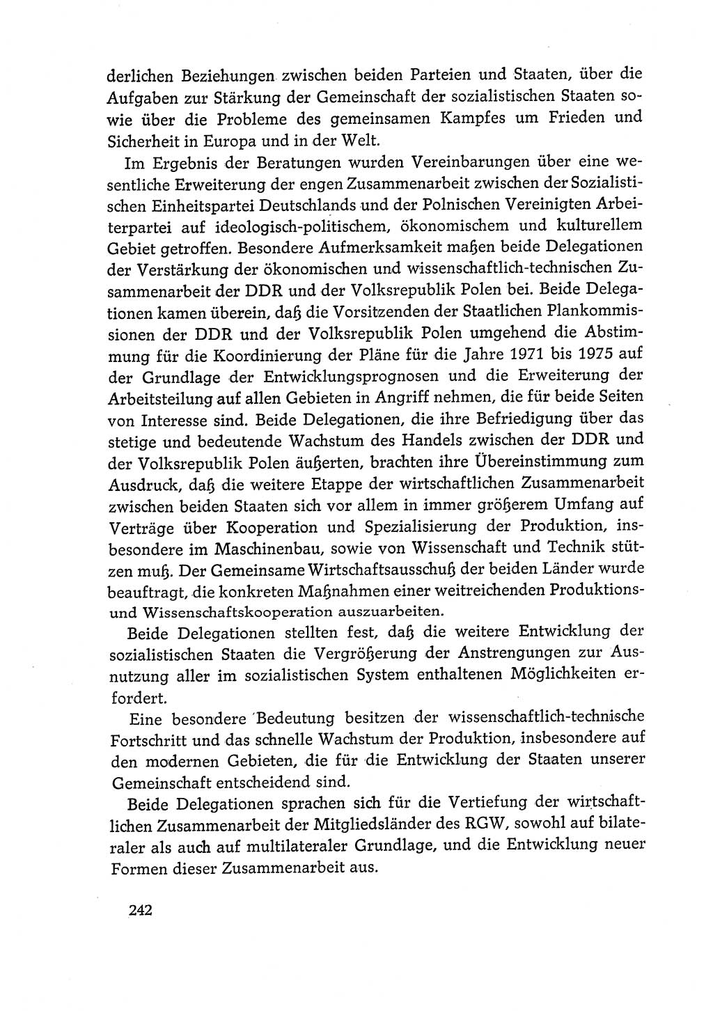 Dokumente der Sozialistischen Einheitspartei Deutschlands (SED) [Deutsche Demokratische Republik (DDR)] 1968-1969, Seite 242 (Dok. SED DDR 1968-1969, S. 242)