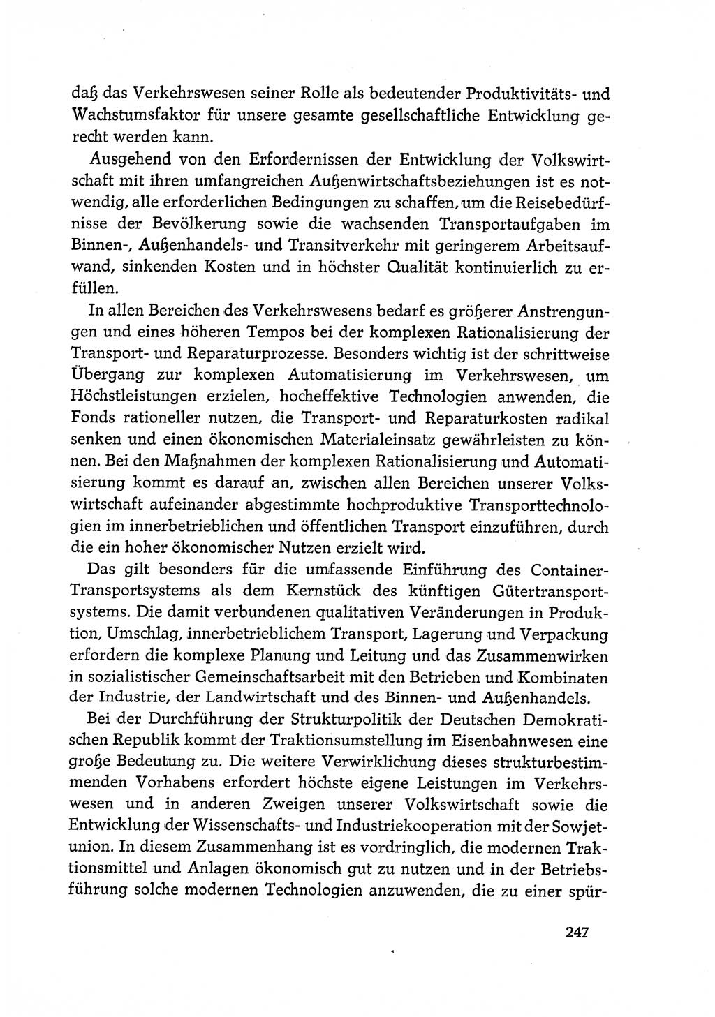 Dokumente der Sozialistischen Einheitspartei Deutschlands (SED) [Deutsche Demokratische Republik (DDR)] 1968-1969, Seite 247 (Dok. SED DDR 1968-1969, S. 247)