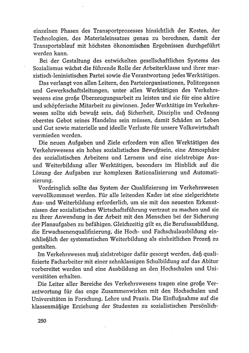 Dokumente der Sozialistischen Einheitspartei Deutschlands (SED) [Deutsche Demokratische Republik (DDR)] 1968-1969, Seite 250 (Dok. SED DDR 1968-1969, S. 250)