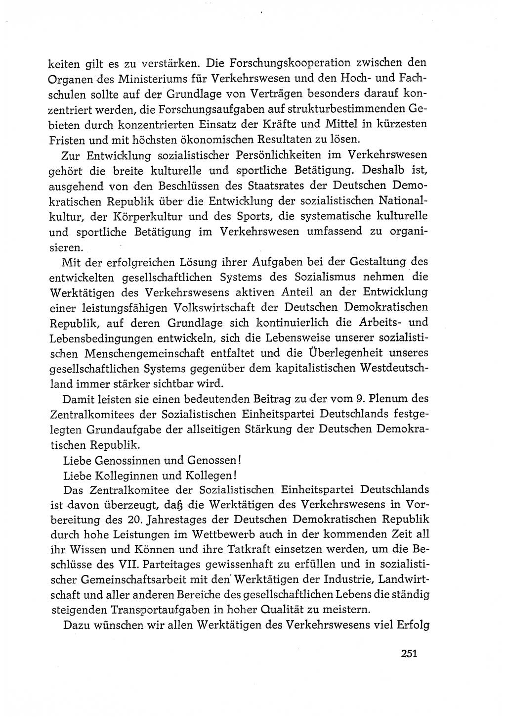 Dokumente der Sozialistischen Einheitspartei Deutschlands (SED) [Deutsche Demokratische Republik (DDR)] 1968-1969, Seite 251 (Dok. SED DDR 1968-1969, S. 251)