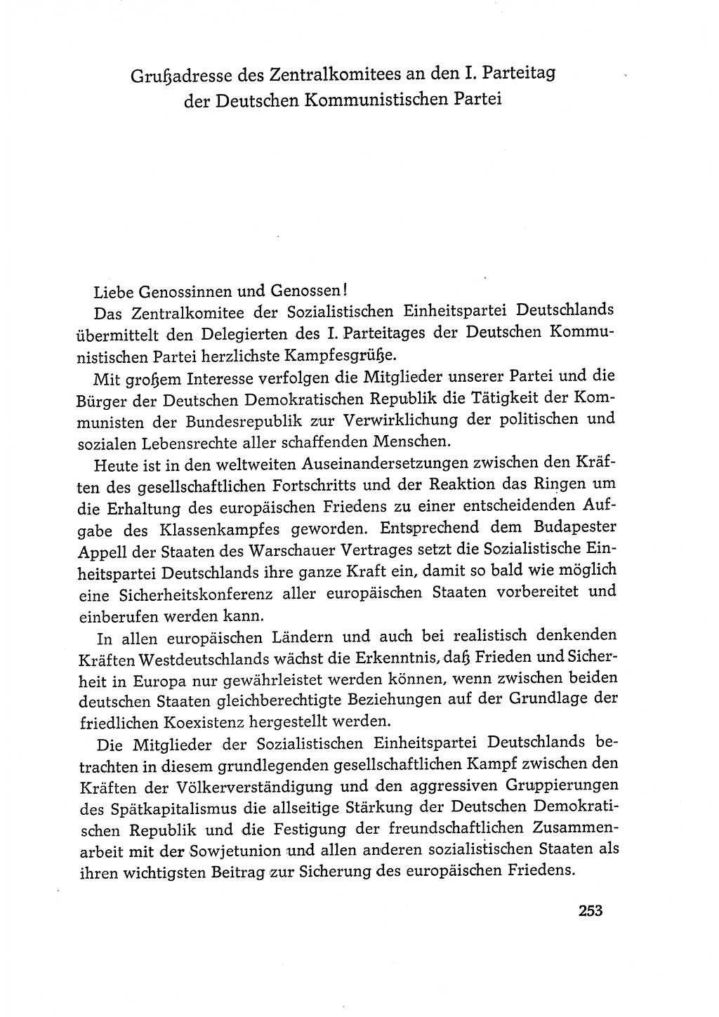 Dokumente der Sozialistischen Einheitspartei Deutschlands (SED) [Deutsche Demokratische Republik (DDR)] 1968-1969, Seite 253 (Dok. SED DDR 1968-1969, S. 253)