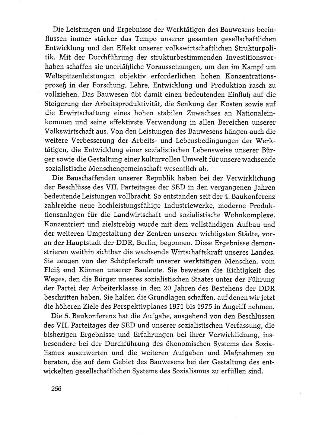 Dokumente der Sozialistischen Einheitspartei Deutschlands (SED) [Deutsche Demokratische Republik (DDR)] 1968-1969, Seite 256 (Dok. SED DDR 1968-1969, S. 256)
