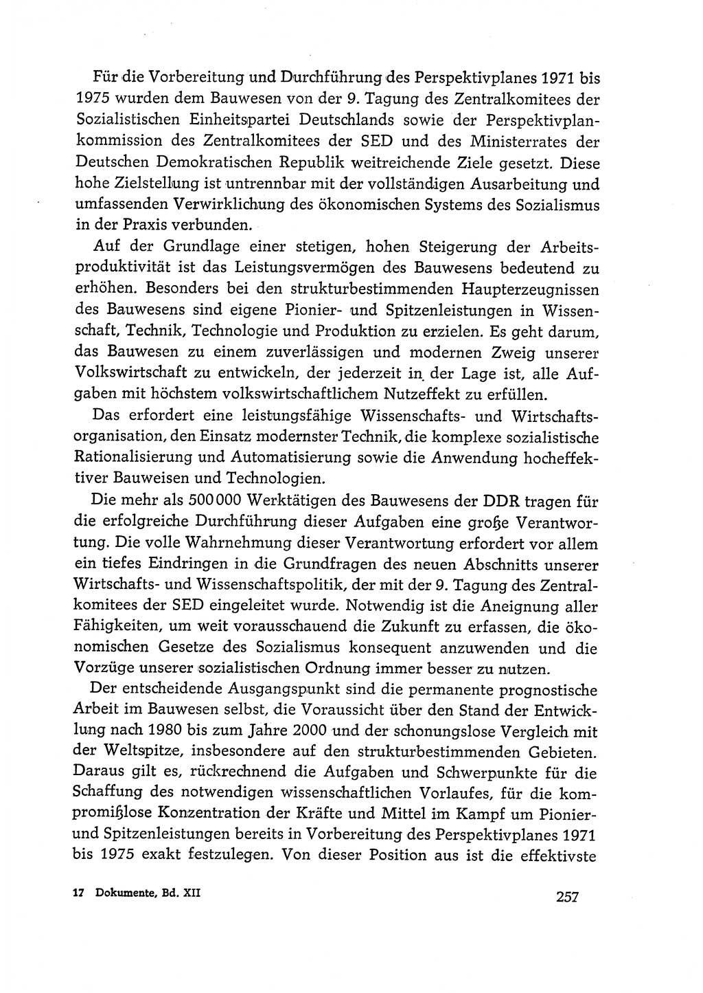 Dokumente der Sozialistischen Einheitspartei Deutschlands (SED) [Deutsche Demokratische Republik (DDR)] 1968-1969, Seite 257 (Dok. SED DDR 1968-1969, S. 257)